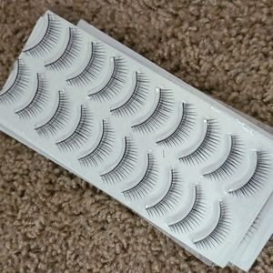 Ten pairs of full size false eyelashes